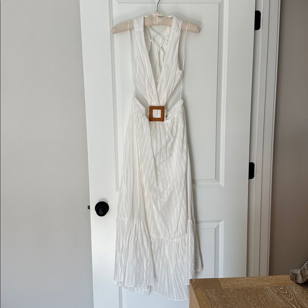 NWT Fortunate One White Maxi Dress
